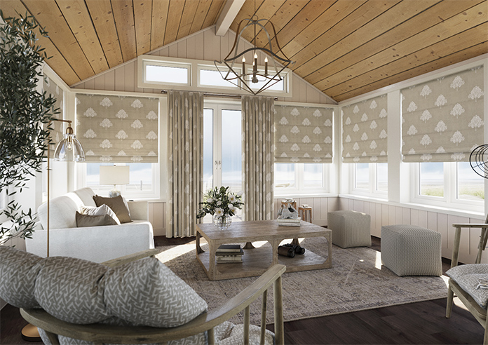 William Morris At Home Marigold Tree Embroidery, Linen - Made to Measure Curtains - Image 7